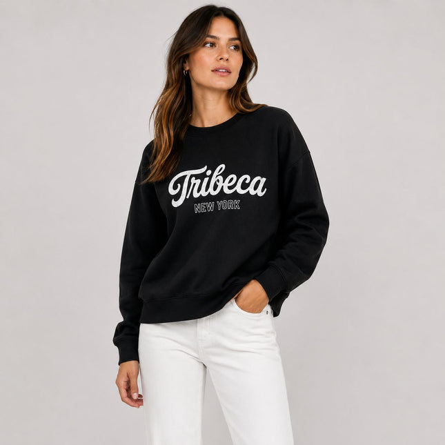 M&S Black Tribeca New York Graphic Sweatshirt