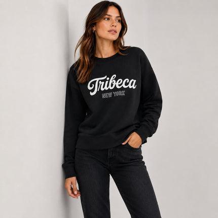 M&S Black Tribeca New York Graphic Sweatshirt