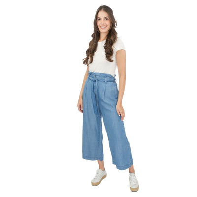 M&S Pure Lyocell Plain Regular Fit Culottes - Quality Brands Outlet