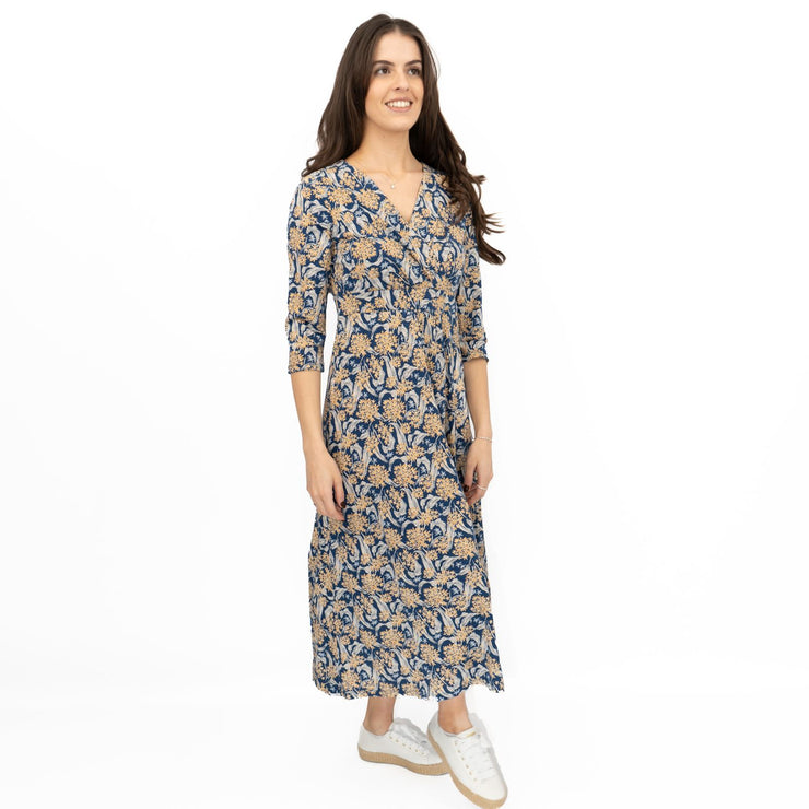 Seasalt Blue Chapelle Dress in Woodland Garlic Marine - Quality Brands Outlet