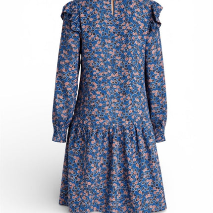 White Stuff Blue Sylview Tiered Swing Dress-Quality Brands Outlet-