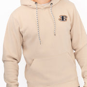 Ben Sherman Mens Logo Hoodie Beige