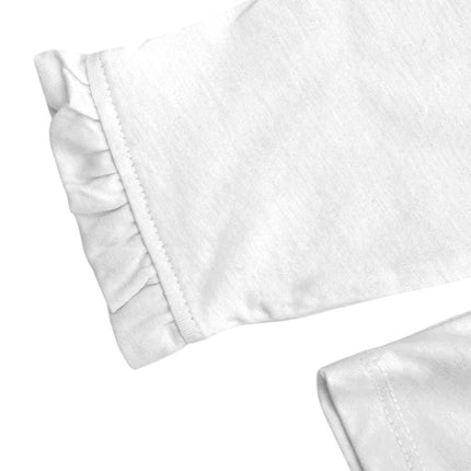 Boden White Supersoft Frill Henley Top Cotton Modal Slim Fit - Quality Brands Outlet