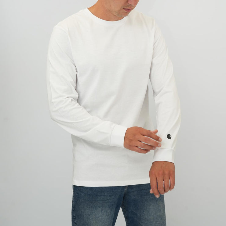 Carhartt WIP Base Long Sleeve T-shirt White