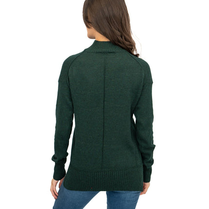 Nobodys Child Longline Jumper Funnel Neck Supersoft Green-Quality Brands Outlet-