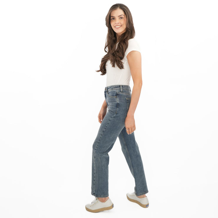 M&S Autograph Blue Jeans High Waist Straight Leg - Quality Brands Outlet