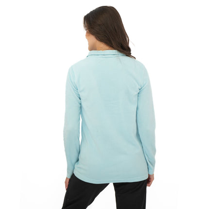 Regatta Sky Blue Sweethart Zip Neck Fleece-Quality Brands Outlet-