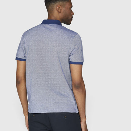 Two Tone Piqué Polo Shirt – Royal Blue
