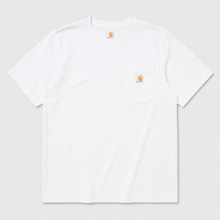 Mens T-Shirts Premium Brand Short Sleeve Heavyweight – White