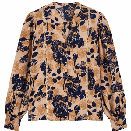 White Stuff Paloma Notch Neck Top-Quality Brands Outlet-