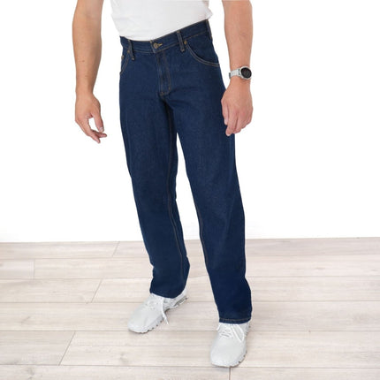 Jeans Regular Fit Straight Leg Classic Denim Blue-Quality Brands Outlet-