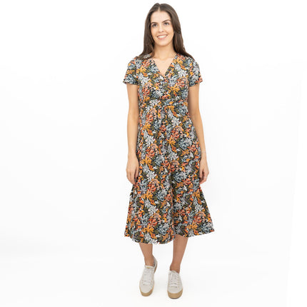 Seasalt Chapelle Midi Dress Honeysuckle Maritime Print-Quality Brands Outlet-