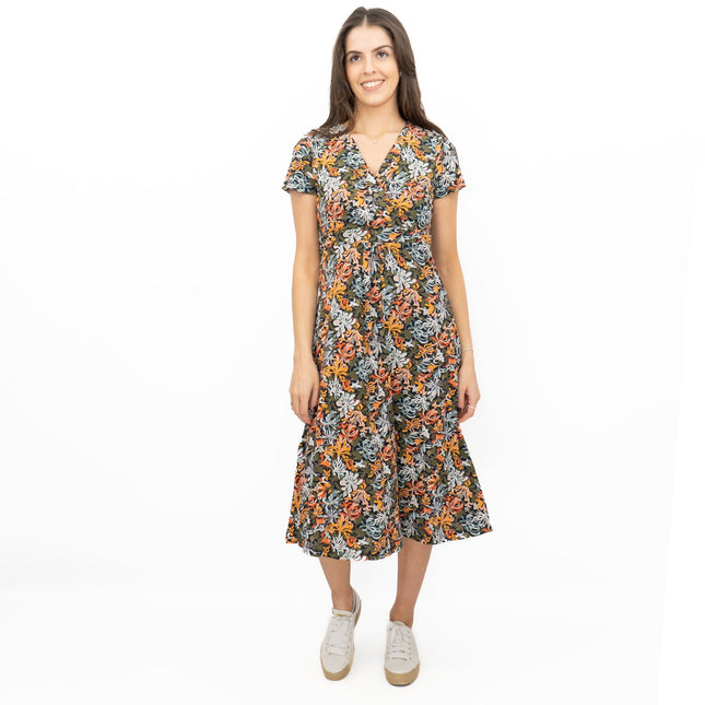 Seasalt Chapelle Midi Dress Honeysuckle Maritime Print-Quality Brands Outlet-