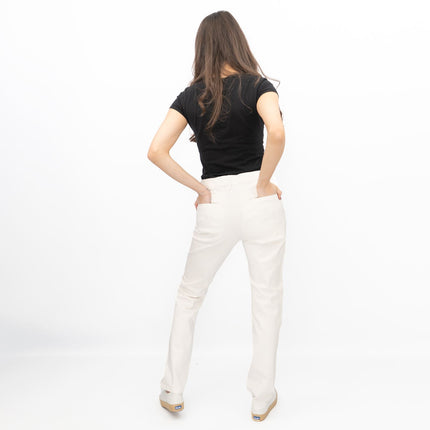White Stuff Stretch Trousers White-Quality Brands Outlet-