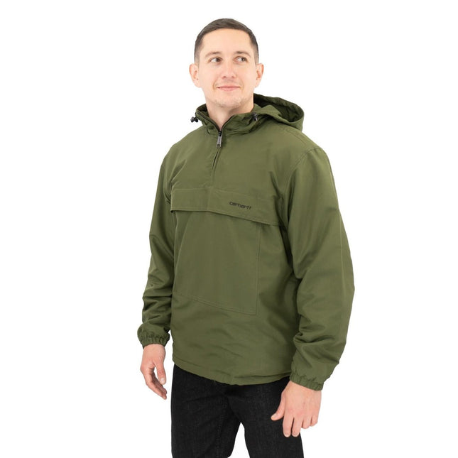 Mens Windbreaker Jackets Spring/Summer Green Lightweight Hooded with Pocket-Quality Brands Outlet-