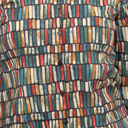 Seasalt Larissa Shirt Long Sleeve Teal Multicolour-Quality Brands Outlet-