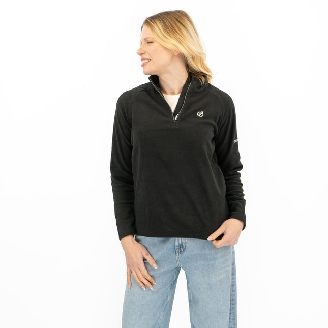Dare 2B Womens Fleece Jacket Lightweight Freeform Half Zip Black-Quality Brands Outlet-