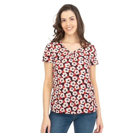 Seasalt Womens Red Floral Siren Song Top-Quality Brands Outlet-