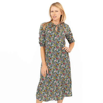 Seasalt Southern Sun Floral Midi Dress-Quality Brands Outlet-