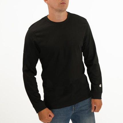 Long Sleeve T-shirt Essentials Black Tops-Quality Brands Outlet-