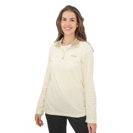 Regatta Cream Sweethart Zip Neck Fleece-Quality Brands Outlet-