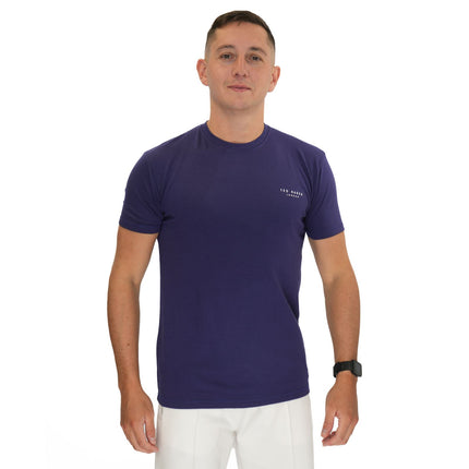 Ted Baker Navy Supersoft T-Shirt Short Sleeve Tops-Quality Brands Outlet-