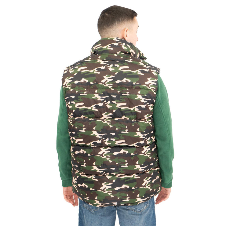 Carhartt Mens Danville Camouflage Gilet Full Zip Padded - Quality Brands Outlet