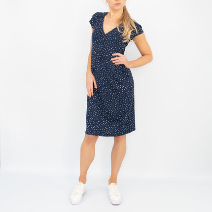 Boden Alberta Jersey Polka Dot Dress-Quality Brands Outlet-