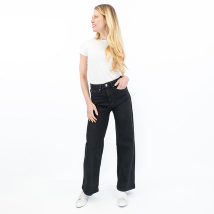 M&S Wide Leg Jeans Black