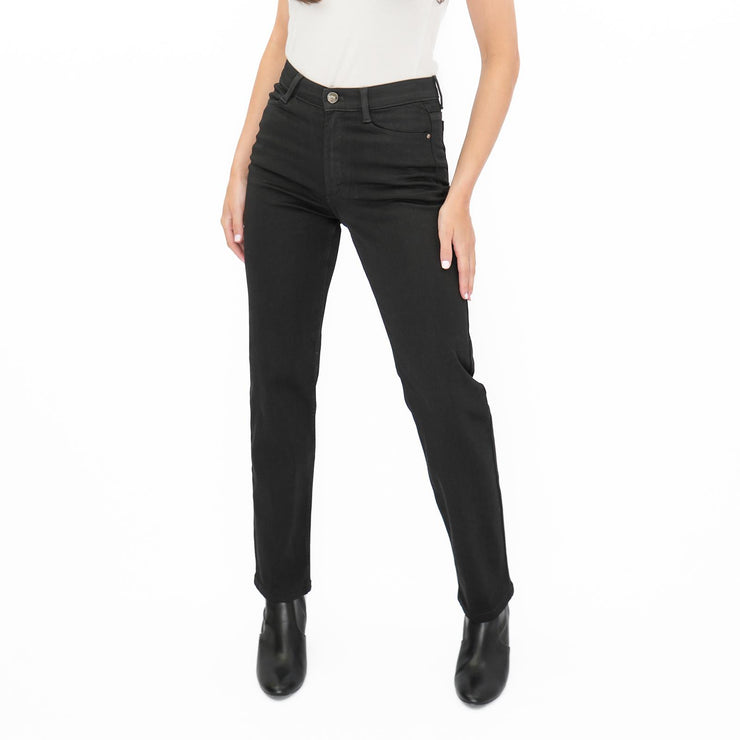 M&S Per Una Roma High Waisted Straight Leg Jeans Black