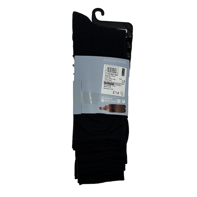 M&S Mens Socks 7 Pairs Cool & Fresh Fun Days of the Week Black Navy Socks