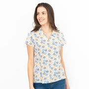 Seasalt Womens Sea Craft Collared Jersey Top Dotty Spot