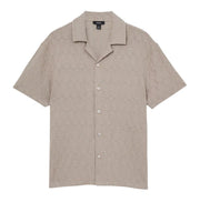 Ackling Cuban Shirts Mocha Short Sleeve - Quality Brands Outlet