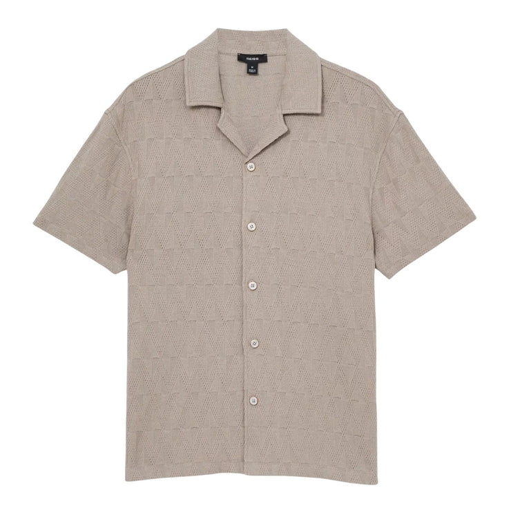 Ackling Cuban Shirts Mocha Short Sleeve - Quality Brands Outlet
