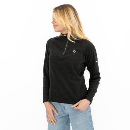 Dare 2B Womens Fleece Jacket Lightweight Freeform Half Zip Black-Quality Brands Outlet-