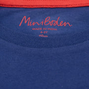 Mini Boden Boys Blue Turtle T-Shirts Short Sleeve Summer Tops