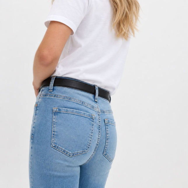 Womens Jeans Lily Slim Fit Stretch Jeans – Light Denim-Quality Brands Outlet-