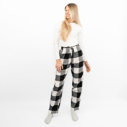Old Navy Plaid Tartan PJ Black Buffalo Style Pyjama Trousers-Quality Brands Outlet-