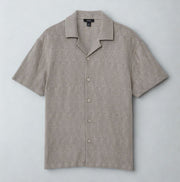 Ackling Cuban Shirts Mocha Short Sleeve - Quality Brands Outlet