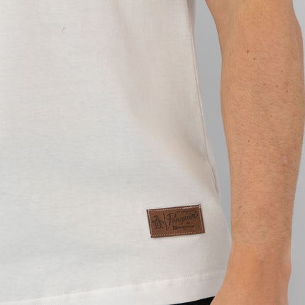 Original Penguin T-shirt Short Sleeve Embroidered White-Quality Brands Outlet-