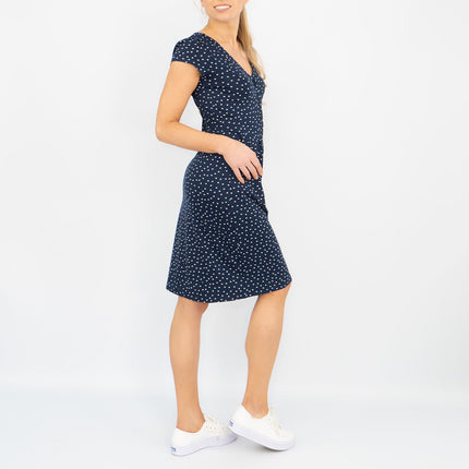 Boden Alberta Jersey Polka Dot Dress-Quality Brands Outlet-