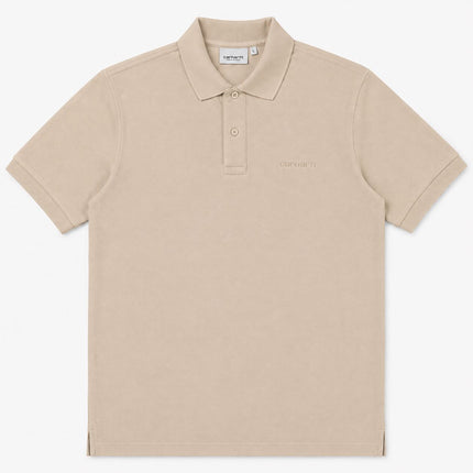 Mens Summer Tops Short Sleeve Beige Polo Shirts Premium Brand