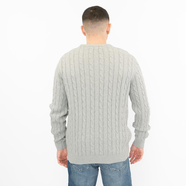 Crew Clothing Mens Oarsmen Midweight Cable Knit Jumper-Quality Brands Outlet-