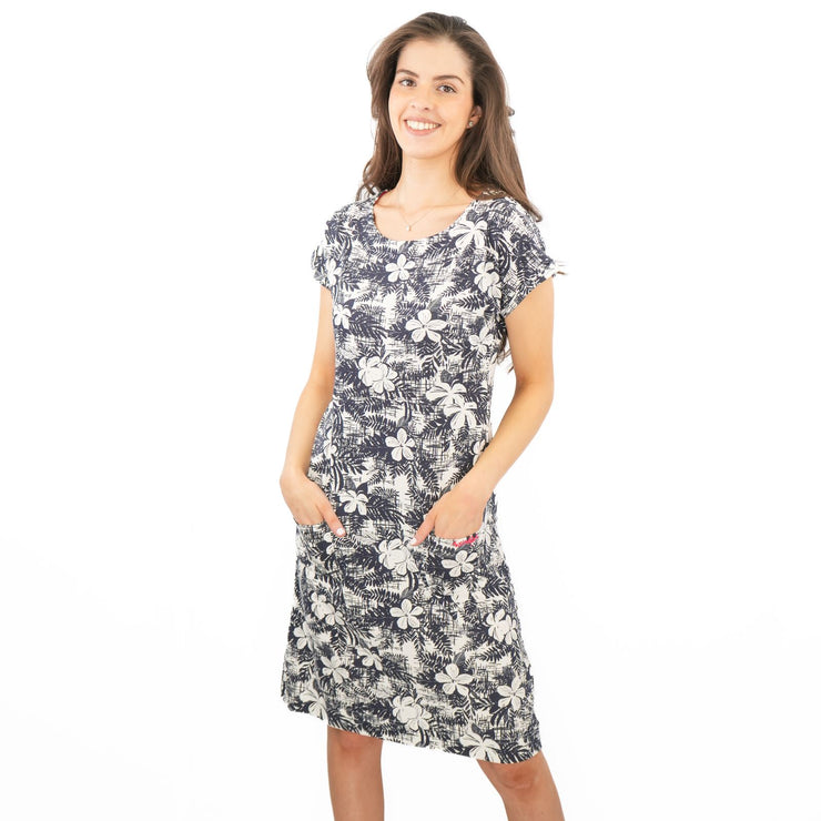 Weird Fish Navy Tallahassee Dress - Quality Brands Outlet