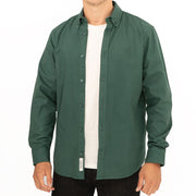 Carhartt WIP Mens Madison Shirt Long Sleeve Royal Green Button-Up Tops