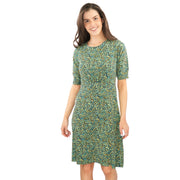 Weird Fish Green Cassandra Swing Dress - Quality Brands Outlet