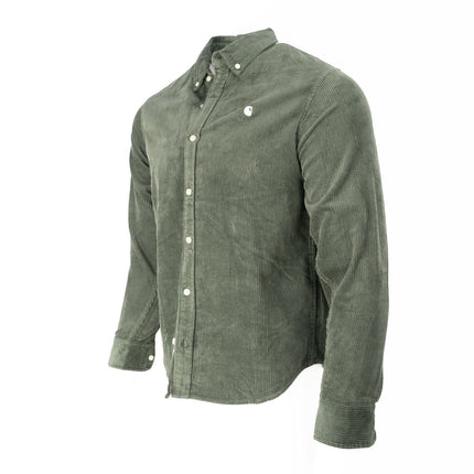 Premium Brand Button-Down Collar Cotton Corduroy Shirt-Quality Brands Outlet-