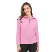Trespass Half Zip Microfleece Layer Pink - Quality Brands Outlet