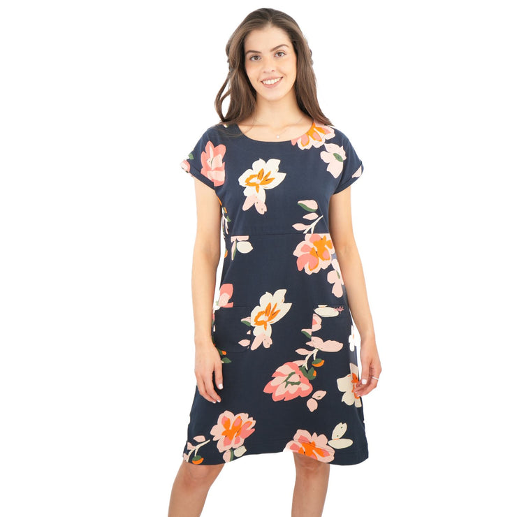 Weird Fish Navy Tallahassee Dress - Quality Brands Outlet