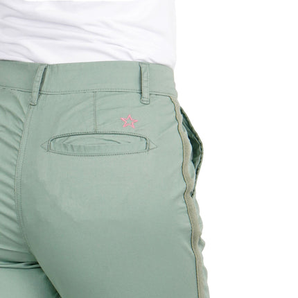 White Stuff Paperweight Lightweight Cotton Chino Green-Quality Brands Outlet-